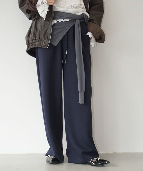 chuclla(チュクラ)の「スタンダードスウェットパンツ chw25a090(スウェットパンツ・レディース・グレー/ネイビー・S/M)」の18枚目の写真