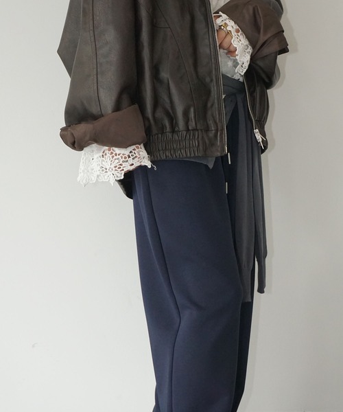 chuclla(チュクラ)の「スタンダードスウェットパンツ chw25a090(スウェットパンツ・レディース・グレー/ネイビー・S/M)」の19枚目の写真