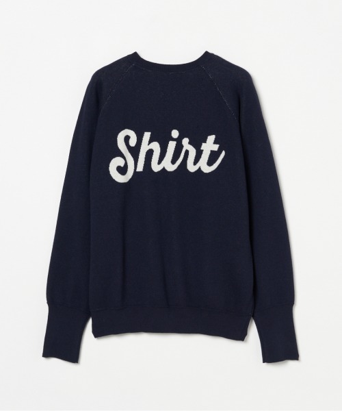 HELIOPOLE(エリオポール)の「DOUBLE JACQUARD LOGO KNIT(ニット/セーター・レディース・グレー/ネイビー・38)」の13枚目の写真