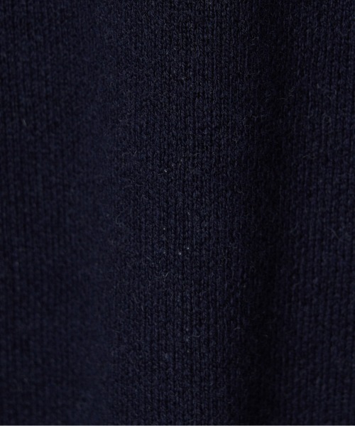 HELIOPOLE(エリオポール)の「DOUBLE JACQUARD LOGO KNIT(ニット/セーター・レディース・グレー/ネイビー・38)」の5枚目の写真