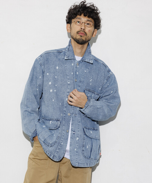 セール】HINSON/ヒンソン デニム ハンティング カバーオール