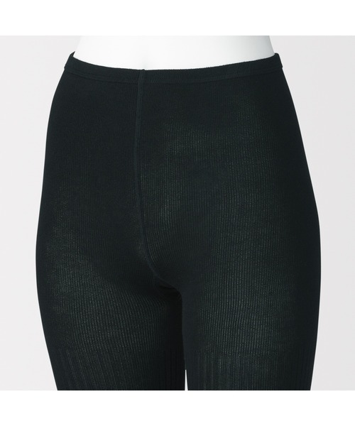 無印良品（ムジルシリョウヒン）の「婦人　足なり直角　かかとに合う　リブ編みタイツ（タイツ/ストッキング・レディース・チャコールグレー/ブラック/ブラウン系/ブラウン系1・S/M/L/XL）」の13枚目の写真