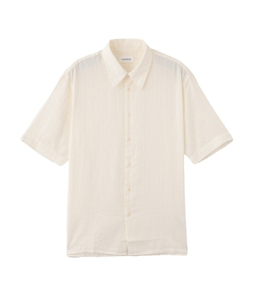 styles(スタイルス)の「SOULLAND JODIE shirt 51015-1350(シャツ/ブラウス・メンズ・ホワイト・L/M)」の1枚目の写真