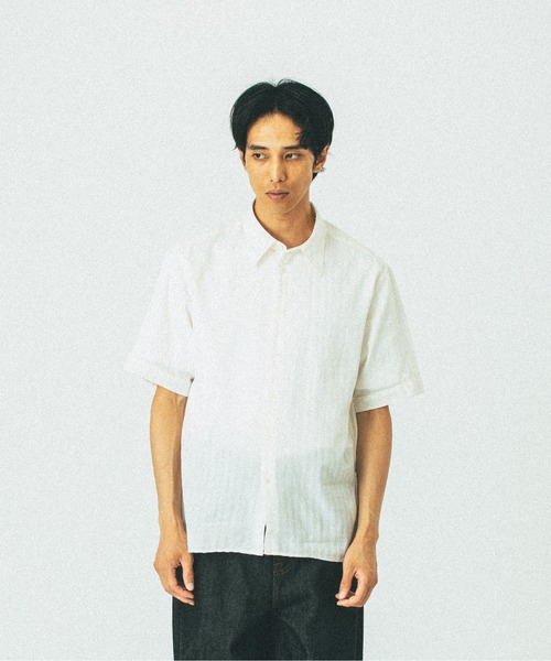 styles(スタイルス)の「SOULLAND JODIE shirt 51015-1350(シャツ/ブラウス・メンズ・ホワイト・L/M)」の2枚目の写真