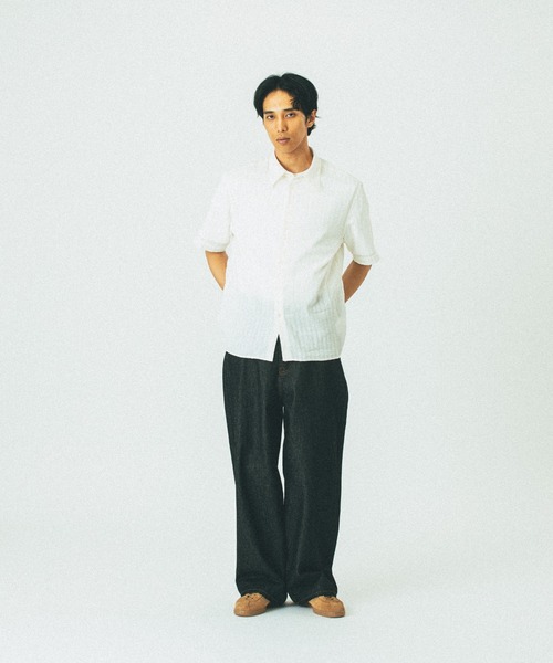 styles(スタイルス)の「SOULLAND JODIE shirt 51015-1350(シャツ/ブラウス・メンズ・ホワイト・L/M)」の3枚目の写真