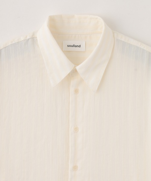 styles(スタイルス)の「SOULLAND JODIE shirt 51015-1350(シャツ/ブラウス・メンズ・ホワイト・L/M)」の6枚目の写真