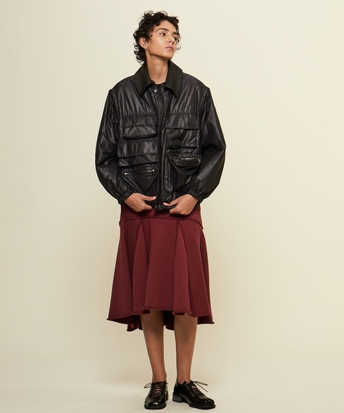 カレンテージ　currentage ジャケット　comoli Auralee セール】【CURRENTAGE/カレンテージ】Reversible jacket（ブルゾン