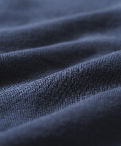 quadro（クオドロ）の「裏毛ナッピング起毛布帛切替ヘンリーネックP/O（Tシャツ/カットソー・メンズ・チャコール/ブラック/キナリ・LARGE/MEDIUM）」の14枚目の写真