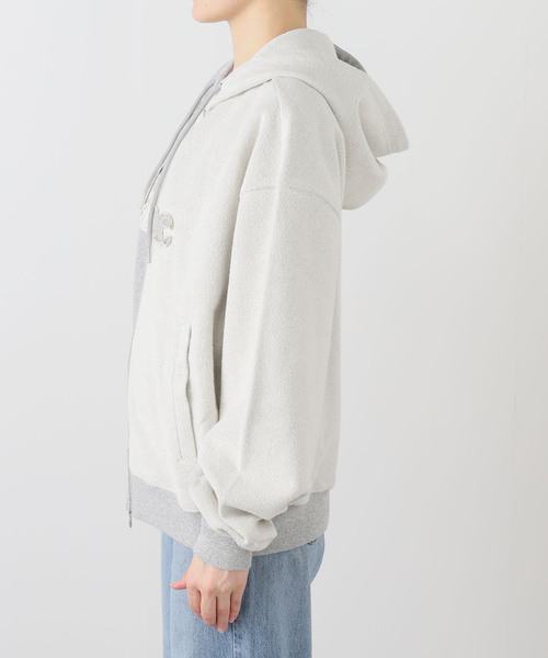 DIME(ダイム)の「【Dime/ダイム】 REVERSE FRENCH TERRY ZIP HOODIE(パーカー・レディース・チャコールグレー/ブラック・SMALL/MEDIUM)」の15枚目の写真