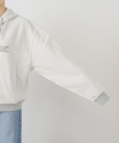 DIME(ダイム)の「【Dime/ダイム】 REVERSE FRENCH TERRY ZIP HOODIE(パーカー・レディース・チャコールグレー/ブラック・SMALL/MEDIUM)」の12枚目の写真