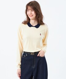 【WEB&一部店舗限定】バッキンガムベア ワッペンニットポロ