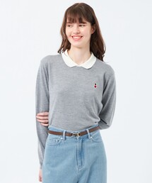 【WEB&一部店舗限定】バッキンガムベア ワッペンニットポロ