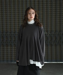 funda mine（ファンダマイン）の「アシンメトリーニットプルオーバー（ニット/セーター）」