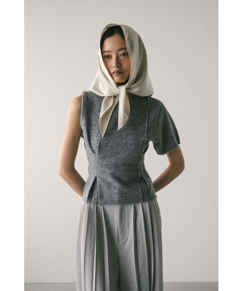 セール】アシンメトリーニットトップ（ニット/セーター）｜STYLEMIXER