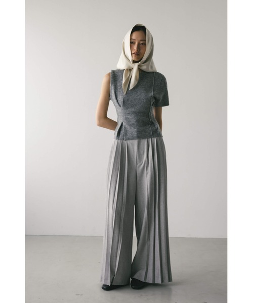 セール】アシンメトリーニットトップ（ニット/セーター）｜STYLEMIXER