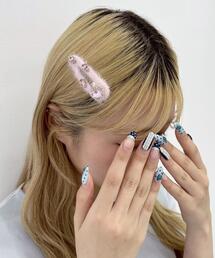 WEGO（ウィゴー）の「WEGO/【2点セット】ビジューファーヘアピン（ヘアピン）」