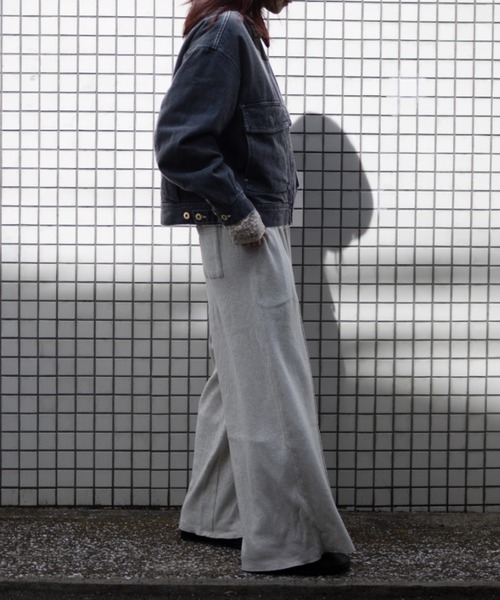 UNIVERSAL OVERALL(ユニバーサルオーバーオール)の「PADDED WORK JACKET / パデットワークジャケット / デニムジャケット(デニムジャケット・レディース・ブラック/インディゴブルー・F)」の14枚目の写真