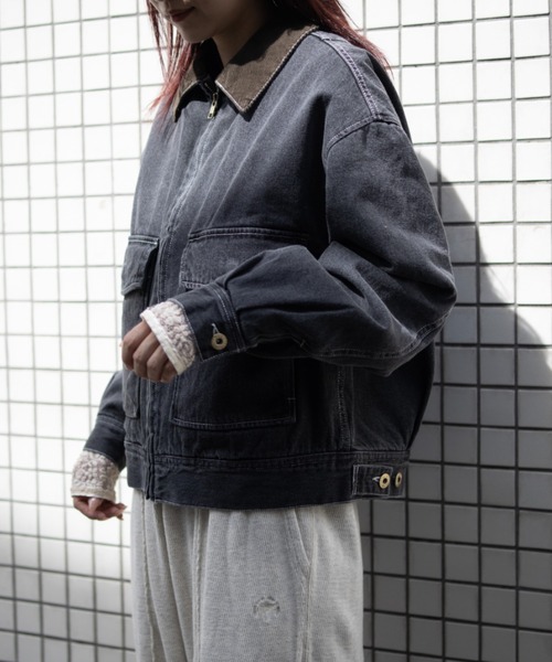 UNIVERSAL OVERALL デニムワークジャケット 38 UNIVERSAL OVERALL（ユニバーサルオーバーオール）の「PADDED WORK