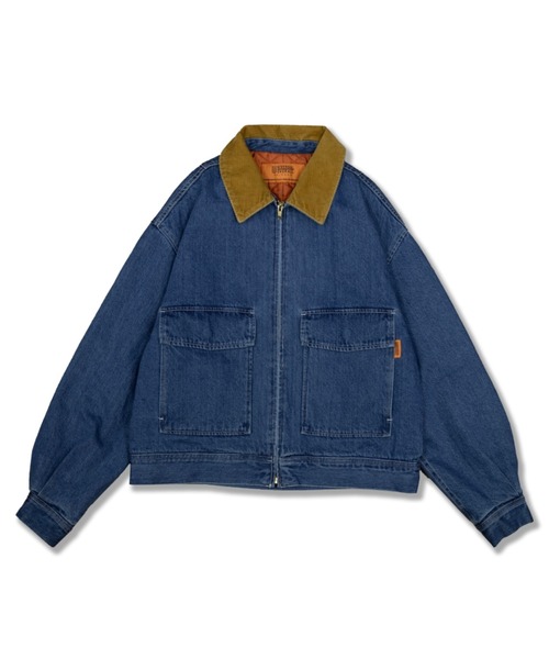 UNIVERSAL OVERALL デニムワークジャケット 38 UNIVERSAL OVERALL（ユニバーサルオーバーオール）の「PADDED WORK