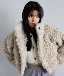 poodle boa 2way collar coat / プードルボア2WAYカラーコート