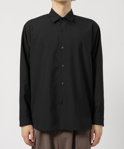CITY TOKYO/シティートーキョー】Crispy wool レギュラーシャツ