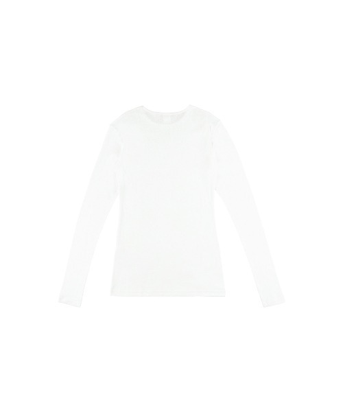 ALEXIA STAM（アリシアスタン）の「Wellness Long Sleeve Tee With Bra /レイヤード長袖トップス（Tシャツ/カットソー・レディース・グレー/ホワイト/ブラック・FREE）」の21枚目の写真