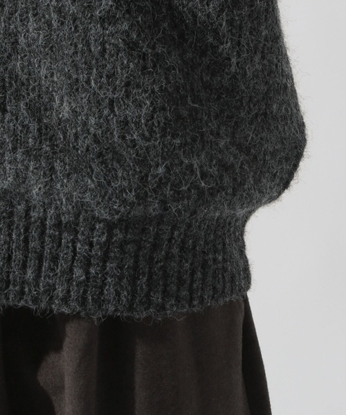 niko and...（ニコアンド）の「畦編みZIPニットカーディガン（カーディガン/ボレロ・メンズ・チャコール/ベージュ・LARGE/MEDIUM）」の18枚目の写真