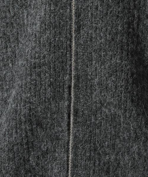 niko and...（ニコアンド）の「畦編みZIPニットカーディガン（カーディガン/ボレロ・メンズ・チャコール/ベージュ・LARGE/MEDIUM）」の21枚目の写真