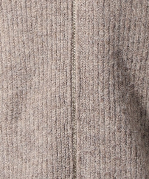 niko and...（ニコアンド）の「畦編みZIPニットカーディガン（カーディガン/ボレロ・メンズ・チャコール/ベージュ・LARGE/MEDIUM）」の22枚目の写真