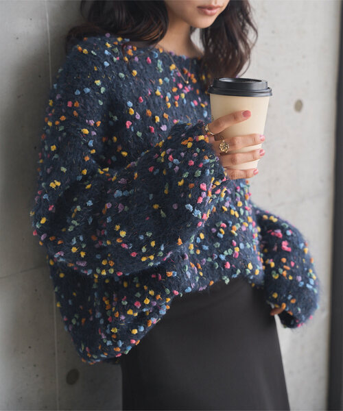 カラフルネップニットトップス（ニット/セーター）｜KOBE LETTUCE