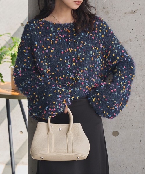 カラフルネップニットトップス（ニット/セーター）｜KOBE LETTUCE