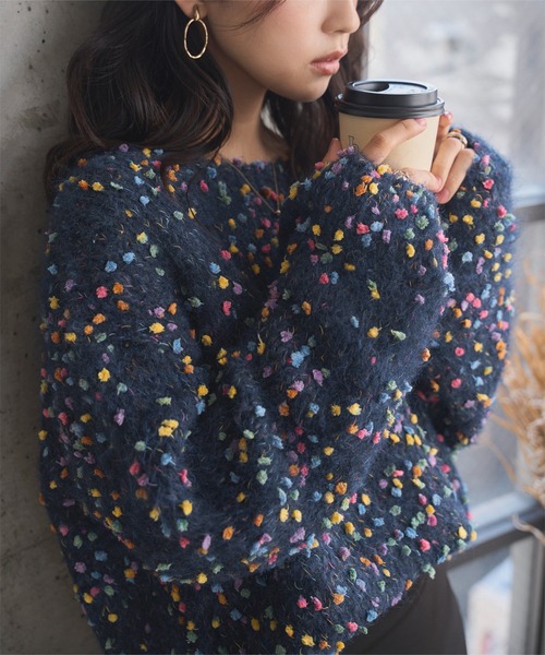 カラフルネップニットトップス（ニット/セーター）｜KOBE LETTUCE