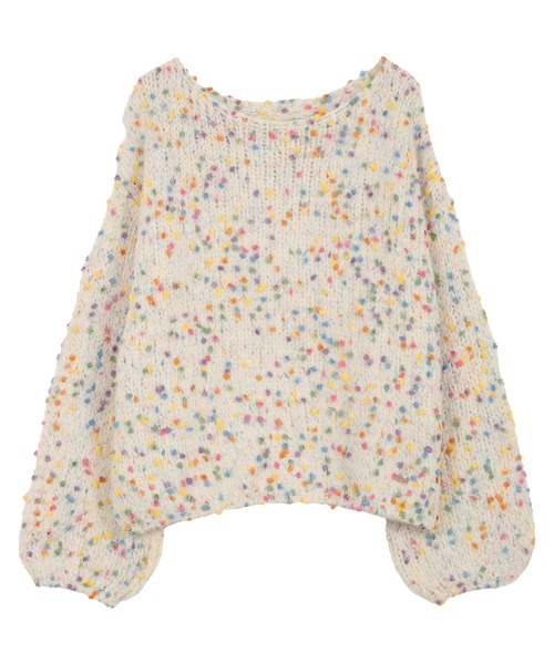 カラフルネップニットトップス（ニット/セーター）｜KOBE LETTUCE