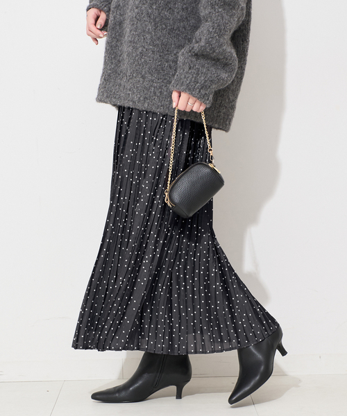ドットプリーツスカート（スカート）｜SLOBE IENA（スローブイエナ）の