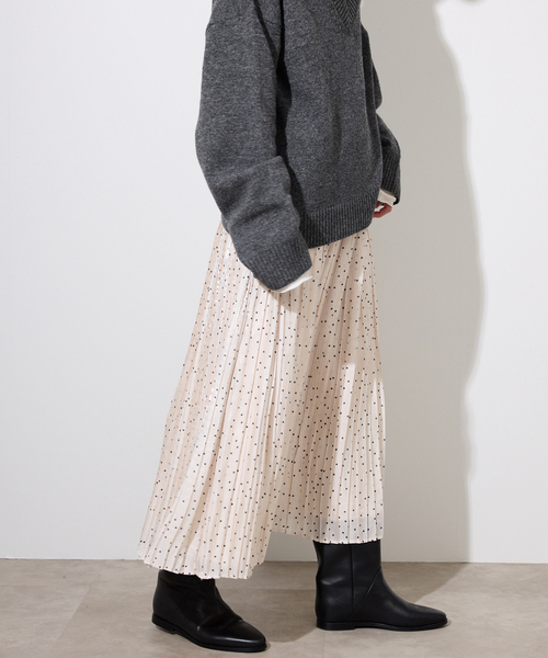 ドットプリーツスカート（スカート）｜SLOBE IENA（スローブイエナ）の