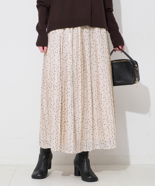 ドットプリーツスカート（スカート）｜SLOBE IENA（スローブイエナ）の