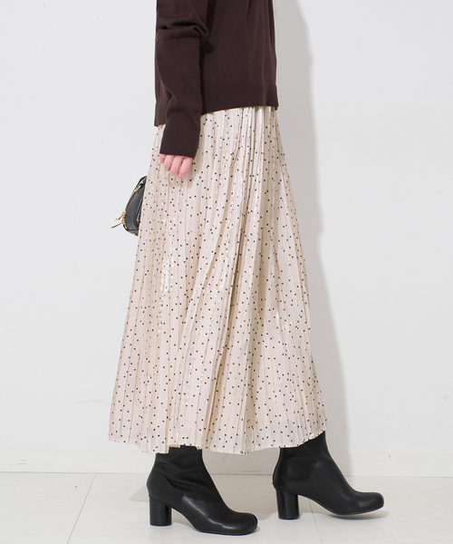 ドットプリーツスカート（スカート）｜SLOBE IENA（スローブイエナ）の