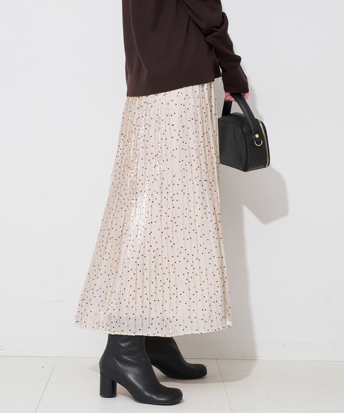 ドットプリーツスカート（スカート）｜SLOBE IENA（スローブイエナ）の