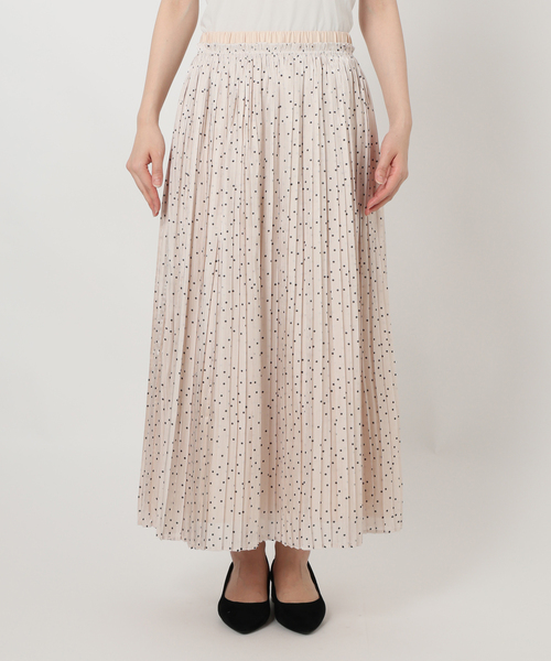 セール】ドットプリーツスカート（スカート）｜SLOBE IENA
