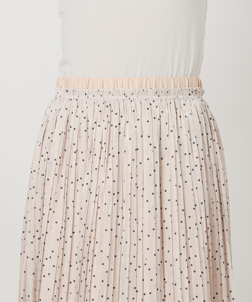 セール】ドットプリーツスカート（スカート）｜SLOBE IENA