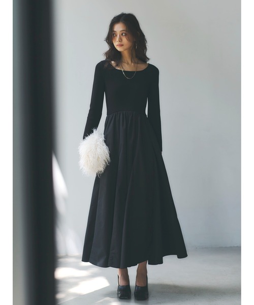 本日消去！限界！♡アドーア　インナー付き♡マキシ丈　ニットワンピース　ドレス 本日消去！限界！♡アドーア インナー付き♡マキシ丈 ニット