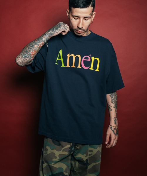 Subciety（サブサエティ）の「Amen tee（Tシャツ/カットソー・メンズ・ブラック/ネイビー/ホワイト・SMALL/MEDIUM/LARGE/X-LARGE）」の9枚目の写真