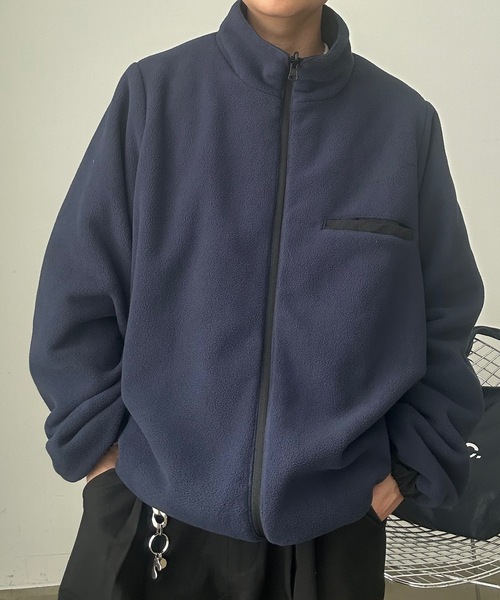 UNDERSTATEMENTs(アンダーステイトメント)の「【ユニセックス】2WAYチェック&フリースリバーシブルブルゾン(ブルゾン・メンズ・ブラック系その他/ブラック・LARGE/MEDIUM)」の21枚目の写真