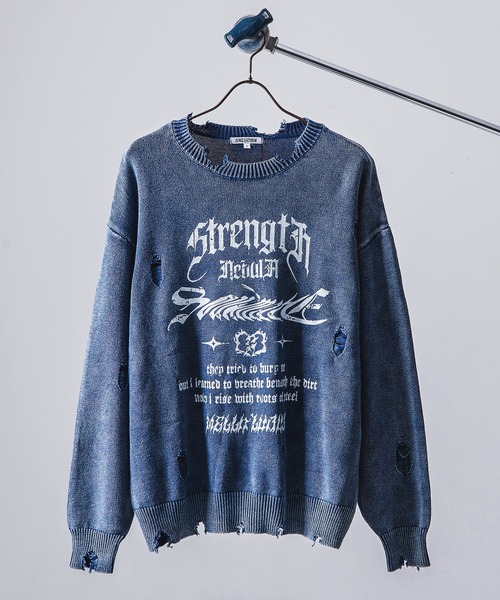 セール】ヴィンテージライク フェード加工 Y2K ロゴプリント ダメージ