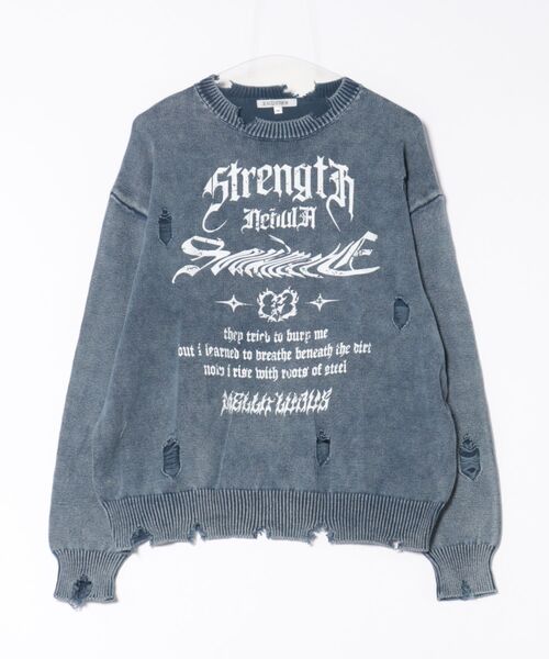 セール】ヴィンテージライク フェード加工 Y2K ロゴプリント ダメージ