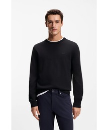 セール】BOSSロゴ ドライフレックスファブリック ジップネック