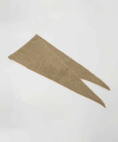 BEAUTY&YOUTH UNITED ARROWS（ビューティーアンドユースユナイテッドアローズ）の「トライアングル マフラー（マフラー・レディース・ベージュ/ダークグレー・FREE）」の6枚目の写真