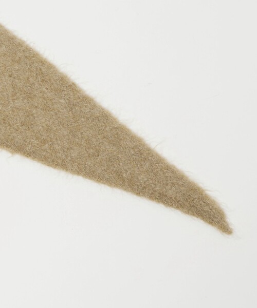 BEAUTY&YOUTH UNITED ARROWS（ビューティーアンドユースユナイテッドアローズ）の「トライアングル マフラー（マフラー・レディース・ベージュ/ダークグレー・FREE）」の7枚目の写真
