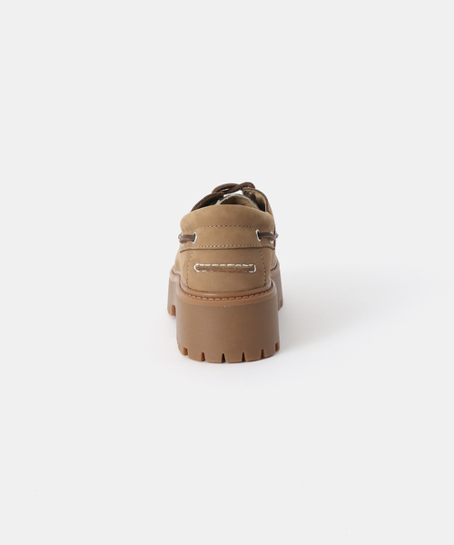 Timberland（ティンバーランド）の「TIMBER LAND / ティンバーランド STONE STREET BOAT SHOE（モカシン/デッキシューズ・レディース・ベージュ・23cm/24cm/25cm）」の3枚目の写真