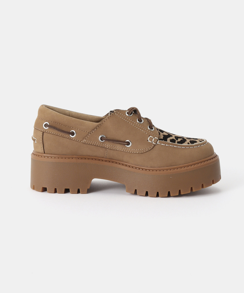 Timberland（ティンバーランド）の「TIMBER LAND / ティンバーランド STONE STREET BOAT SHOE（モカシン/デッキシューズ・レディース・ベージュ・23cm/24cm/25cm）」の4枚目の写真